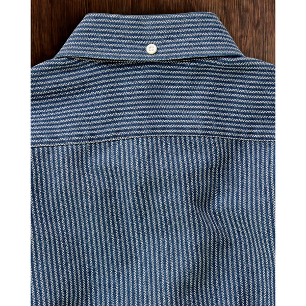 Taylor Stitch The Jack Roped Indigo Button Down Shirt Mens 44 XL NWOT MSRP $138