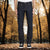 True Religion Ricky Straight Jeans Wanted Man Dark Wash Men's 42x34 Stretch USA