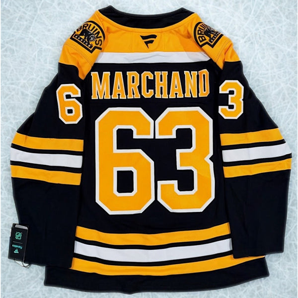 Brad Marchand Boston Bruins Fanatics Premium Home Jersey Sz 50 M NHL NWT