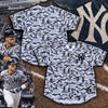 New York Yankees Majestic Camo MLB Baseball Jersey 4XLT 4XL Tall Rare