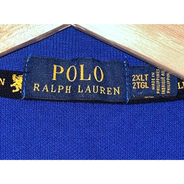 Polo Ralph Lauren Blackwatch Polo Team Big Pony Shirt Blue 2XLT EUC