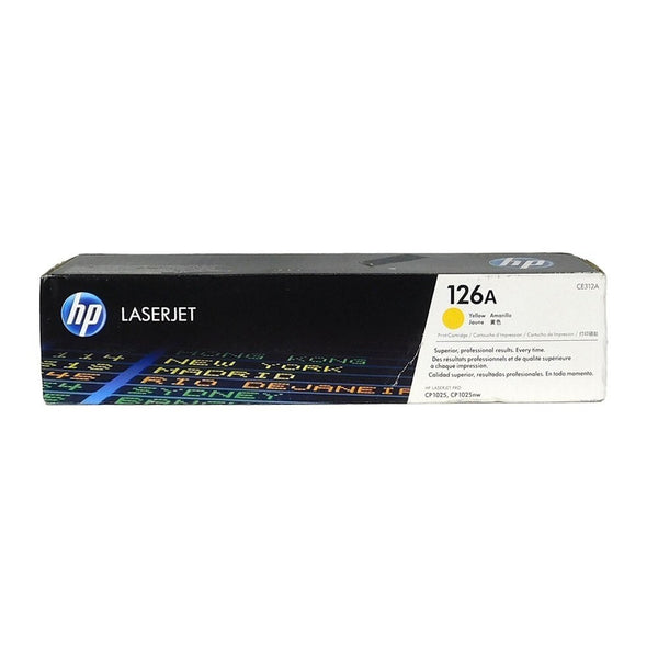 Genuine HP CE312A (126A) Yellow Toner Cartridge - NEW SEALED