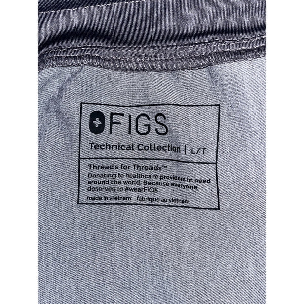 FIGS Technical Collection Rafaela Top M & Zamora Jogger L Tall Graphite Set NWOT
