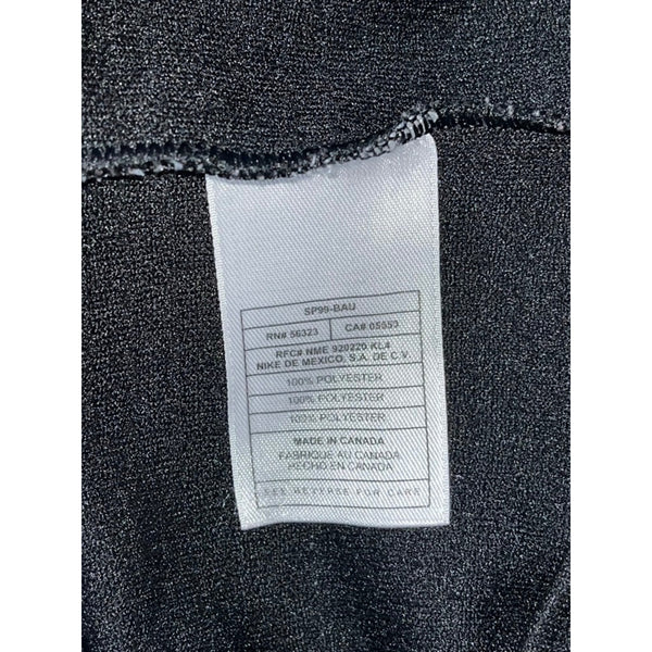 Nike Team Canada Hockey Jersey Black Red Maple Leaf Made in Canada XL Vintage