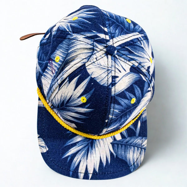 Goorin Bros Life of Leisure Kava Dreams Hat Hawaiian Floral Strapback Rare EUC