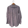 ETON Slim Fit Dress Shirt 16 41 L Purple Check Spread Collar Cotton Luxury