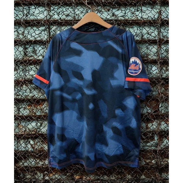 New York Mets Nike Royal Blue Camo Dri-Fit Jersey Men’s 2XL MLB NWOT Rare