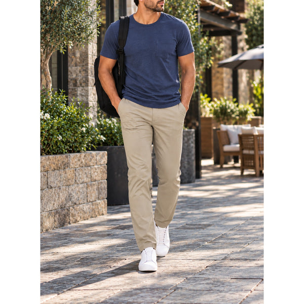 Twillory Performance Five Pocket Pants 32x32 Khaki Tailored Fit Stretch NWT