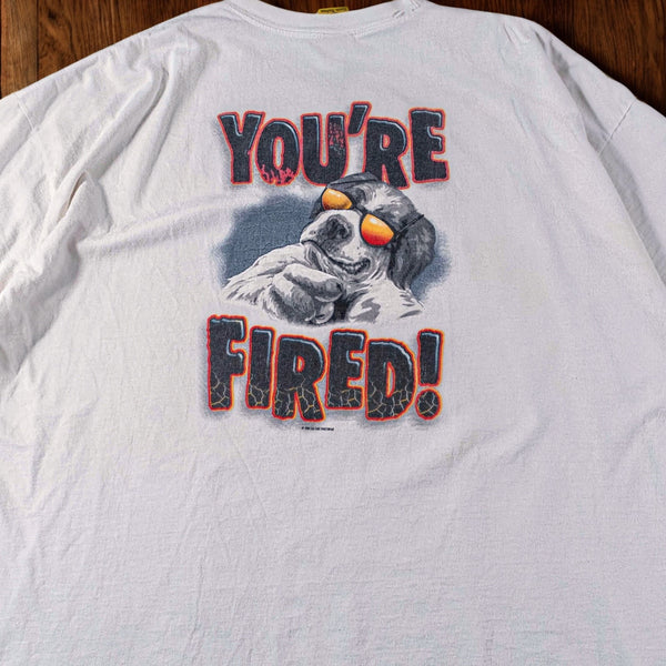 Big Dogs You're Fired Donald Trump Apprentice Graphic T Shirt 3XL Vintage 2004