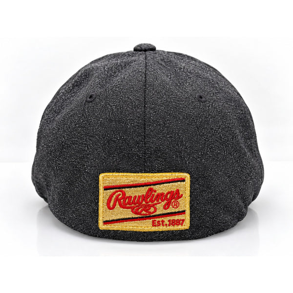 Black Clover Rawlings Gold Glove Award FlexFit Hat Gray S/M Live Lucky Rare