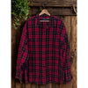 Polo Ralph Lauren Tartan Flannel Oxford Sport Work Shirt Red Black Mens 3XB EUC