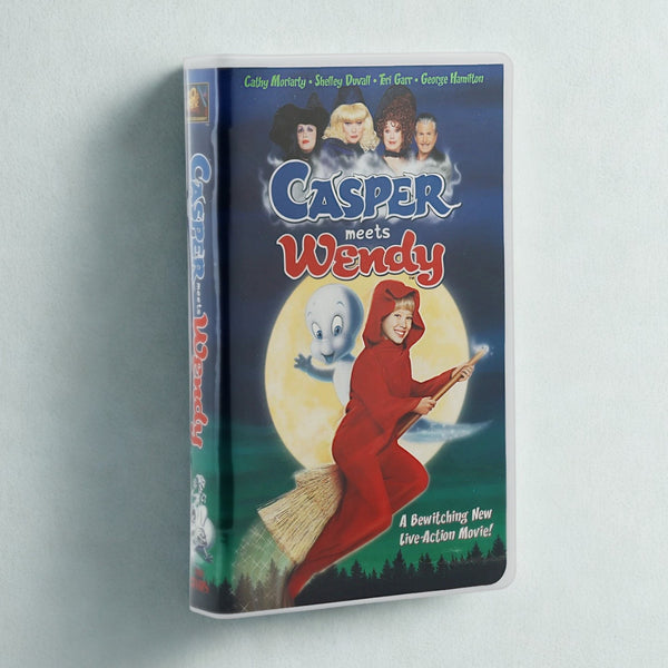 Casper Meets Wendy VHS 1998 Clamshell Hilary Duff Shelley Duvall Family Movie