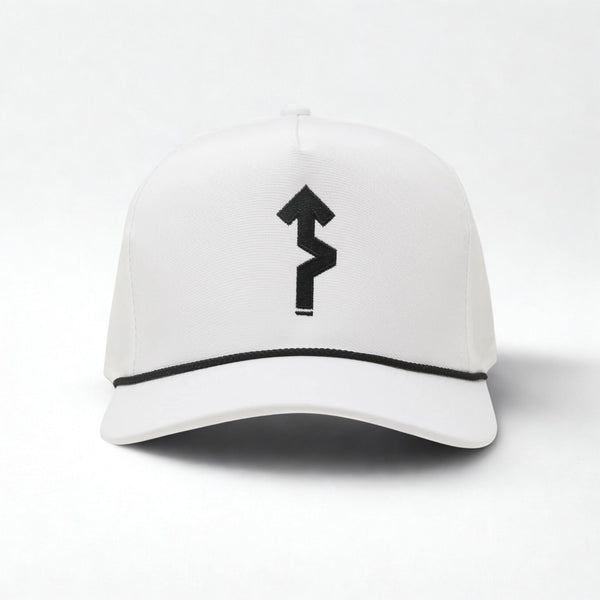 Lance Armstrong Signed WEDU White FNS Rope Cap Founder & Bicycle Legend RARE