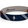 Peter Millar Quaker Ridge Golf Club Youth Belt Large Blue Woven Leather 30"