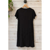 Jungmaven Sydney Dress Small Black Hemp Organic Cotton USA Maxi Tee Dress S