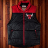 Chicago Bulls Mitchell & Ness Hardwood Classics Winning Team Vest Black Sz L