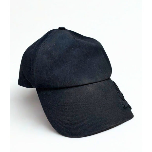Adidas Y-3 Yohji Yamamoto Logo Cap Black Size M (58cm) Japan Designer Hat Rare