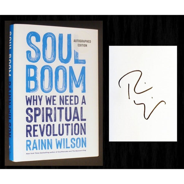 Rainn Wilson SIGNED Book Soul Boom: Why We Need a Spiritual Revolution AUTOGRAPH