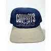 Dallas Cowboys AJD Snapback Hat Cap NFL OSFA Blue White 90s Football Vintage