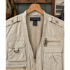 J Peterman Safari Photography Utility Vest XL Cotton Fishing Hunting Travel 5841