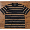 Todd Snyder Striped Boxy Tee Men's 2XL Black Brown Cotton Portugal NWOT Rare