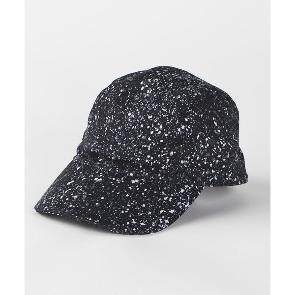 Lululemon Race To Place Run Hat 2.0 Black White Splatter EUC Adjustable
