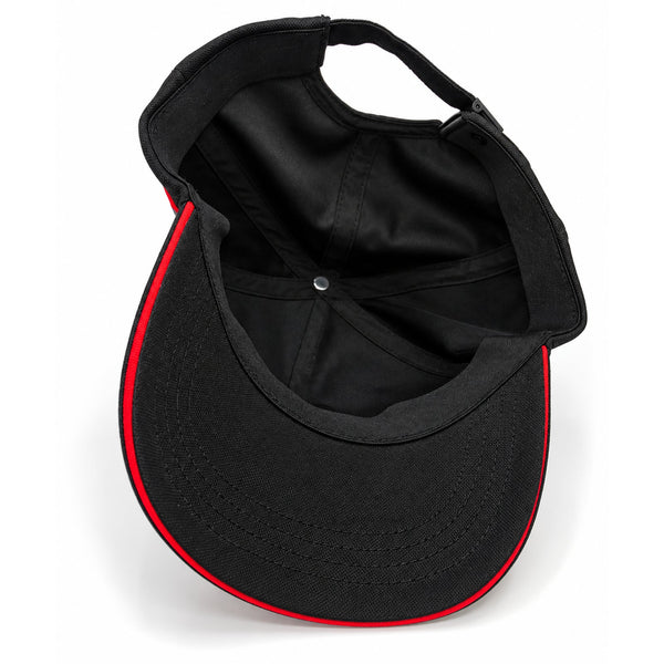 Tudor Born To Dare Baseball Cap Black Red Shield Logo Luxury Watch Hat NWOT