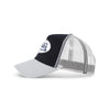 Von Dutch Classic Trucker Hat Canvas Armory Blue 462 Navy Silver NWT