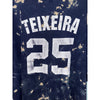 New York Yankees Mark Teixeira Bleach Dye T-Shirt MLB Genuine 3XL Rare Y2K