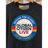 Aviator Nation Global Citizen Live Sweatshirt Charcoal Gray Large USA Unisex