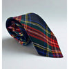 The Scotch House Black Stewart Scottish Tartan Wool Tie Plaid Scotland Vintage