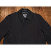 Burberrys London Burella Wool Coat Black 46R Made England Vintage Trench