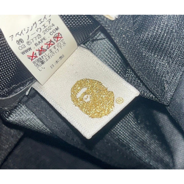 BAPE City Camo Glow In The Dark Snapback Hat Black Gray Japan NWOT Rare