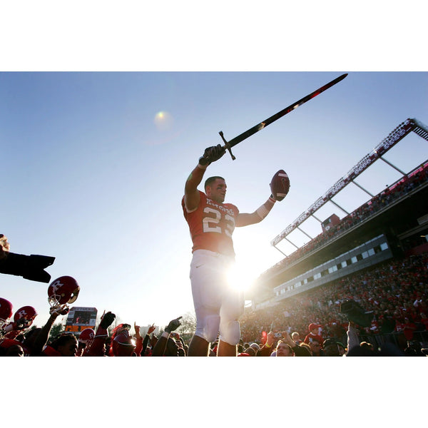 Rutgers Nike Football Jersey Brian Leonard 23 Mens Large Authentic Red Vintage