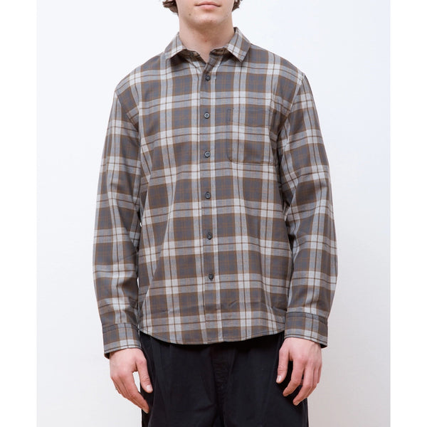 Pendleton Merino Lodge Shirt Olive Grey Plaid 2XL 100% Merino Wool