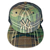 New York Yankees New Era MLB Woodland Plaid Camo Trucker 9FIFTY Snapback Hat