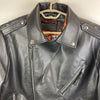 Robert Graham Racer Lined Jacket Black RGF22R86 $268 Zippers Biker Club Size 2XL