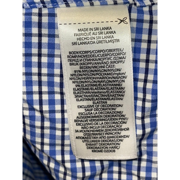 Polo Ralph Lauren Classic Fit Performance Blue Check Button-Down Shirt 2XL NWT