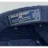 Polo Sport Ralph Lauren Vintage 2000 Logo Twill Ball Cap Hat Blue Rare Cotton