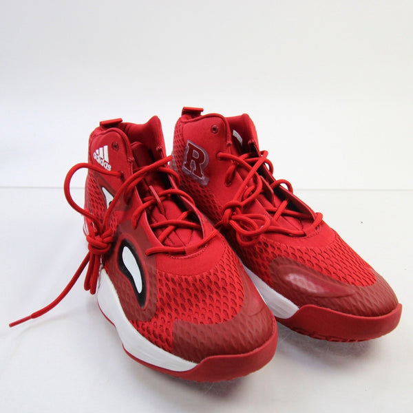 Rutgers Scarlet Knights adidas Basketball Shoes Player Issued Red Men’s Size 15