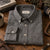 Taylor Stitch The Jack Shirt Men's 2XL 46 Charcoal Donegal Nep Organic Cotton