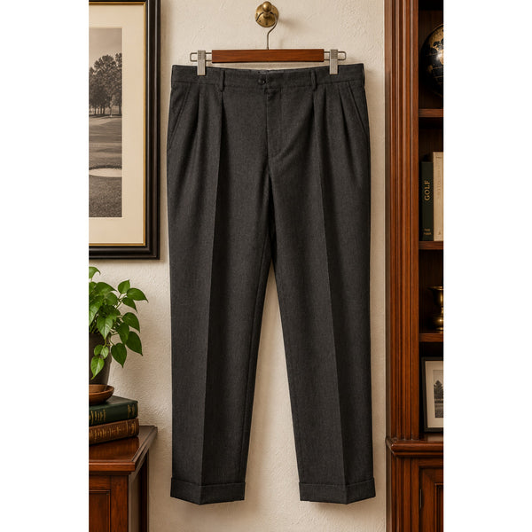 Polo Ralph Lauren Wool Dress Pants Men's 40x30 Italy Pleated Luxury Trousers