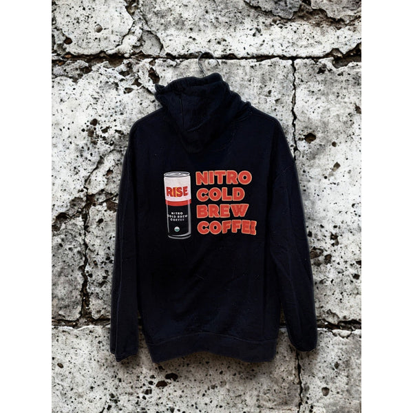 Rise Brewing Co. Hoodie XL Black Nitro Cold Brew Coffee Rare Team Promo