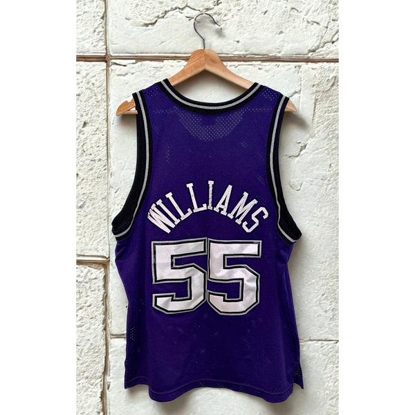 Sacramento Kings Jason Williams Vintage Nike Jersey XL Stitched White Chocolate