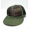 New York Yankees MLB Camo Fitted Hat 7 1/4 American Needle Cooperstown Vintage