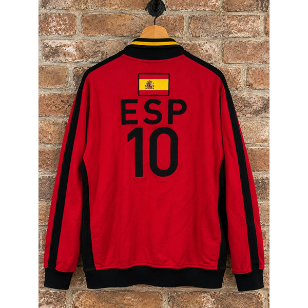 Polo Ralph Lauren Spain Big Pony Track Jacket Men's XL Red Black Full Zip Rare