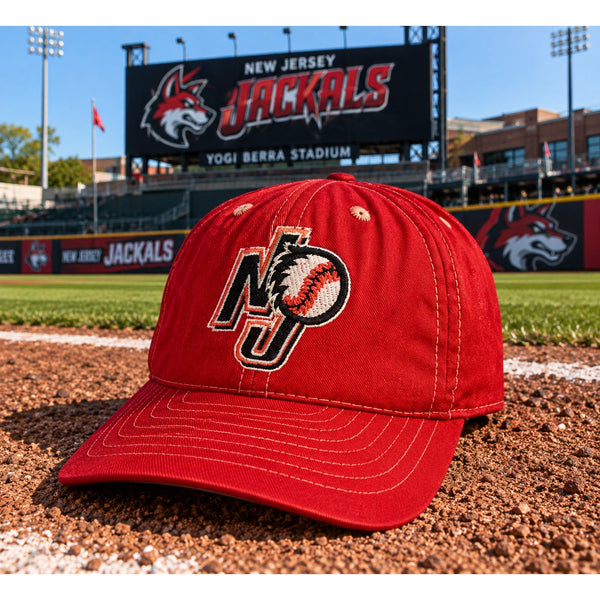 New Jersey Jackals California Headwear Team Issued Hat Sz 7 USA Vintage