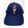 Polo Ralph Lauren Polo Bear Baseball Hat Navy Leather Strap Adjustable Rare