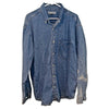 Banana Republic Shirt Mens Large Blue Denim Jean Pocket 90s Y2K USA VTG