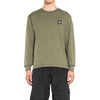 Stone Island Compass Logo Patch Olive Green Long Sleeve T-Shirt Mens L Authentic
